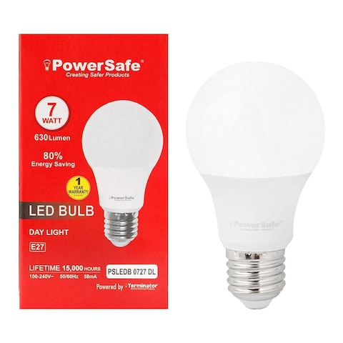 Powersafe Led Bulb 7W Day Light E27