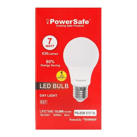 Powersafe Led Bulb 7W Warm White E27