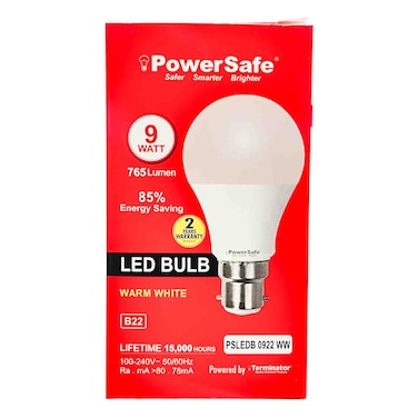 Powersafe Led Bulb 9W Warm White B22