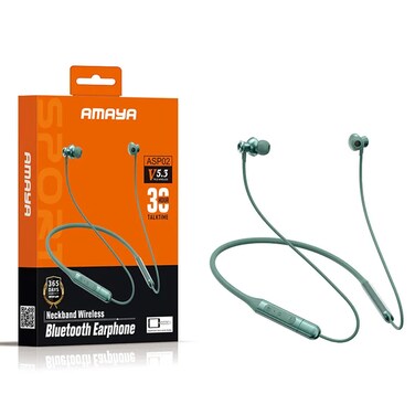 AMAYA ASP02-W/LESS B/TOOTH EARPHONE