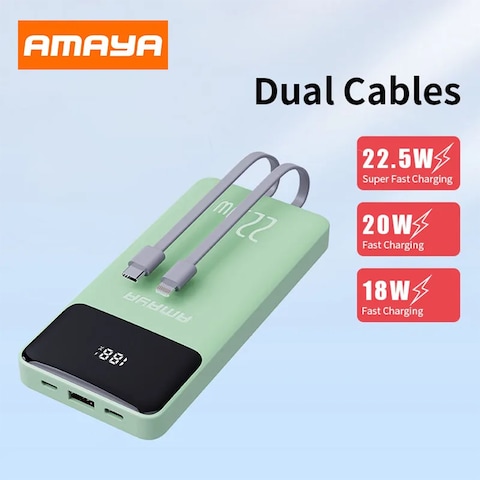 Amaya Apw12 Power Bank 10000Mah Grn