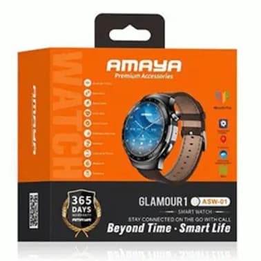 Amaya ASW-01-Black-Smartwatch