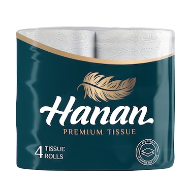 Hanan Toilet Paper White 4 Pack