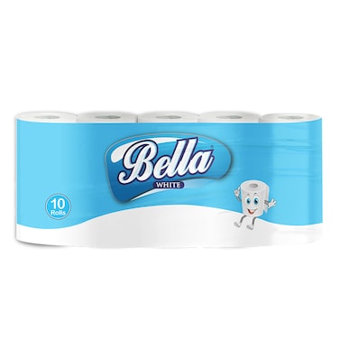 Bella Toilet Paper White 10 Pack
