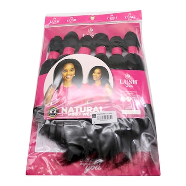 Lush Natural Minky Weave 12&quot;&quot;Color 1