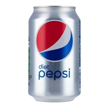 Pepsi Diet Soda Can 300ml