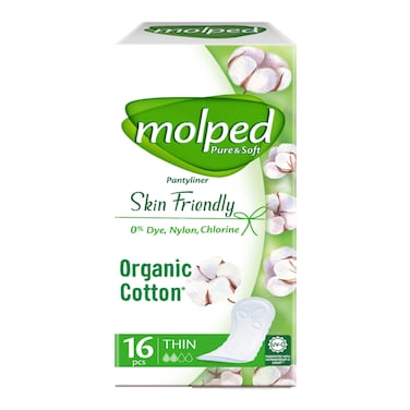 Molped Panty Linner Pure &amp; Soft 16&#39;S