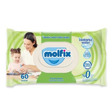 Molfix Isotonic Wet Wipes Fresh 60'S