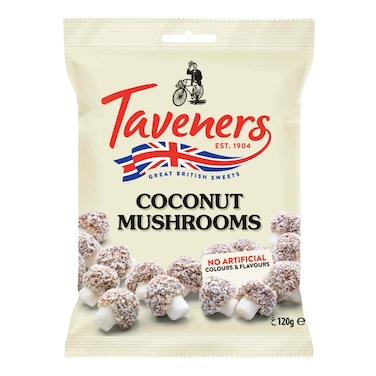 Taveners Coconut Mushrooms Gum165G