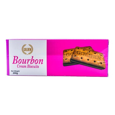 Golden Bourbon Cream Biscuits 200g
