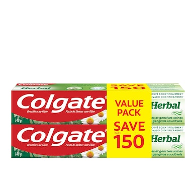 Colgate Herbal Value Pack Toothpaste 2X140g