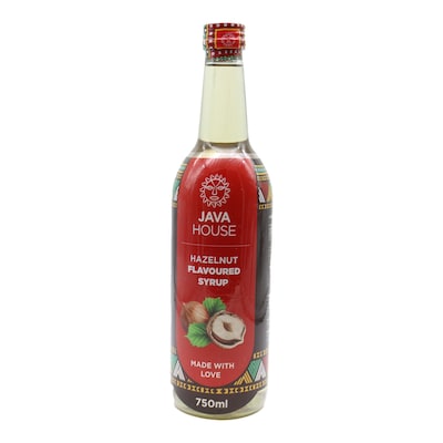 JAVA HAZELNUT FLAVOURED SYRUP 750ML