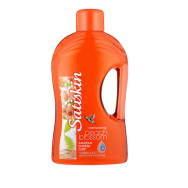 SATISKIN BUBBLE BATH PEACH 2L