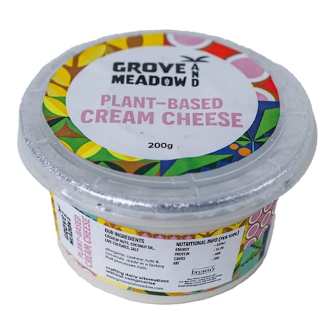 Grove And Meadow Plant Based Cream Cheese 200G