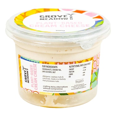 Grove And Meadow Plant Based Cream Cheese 200g