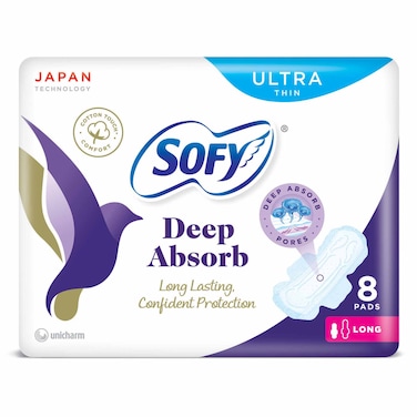 Sofy Ultra Sanitary Pad Long 8S