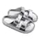 LA Collection Kids Buckle Sandals_Silver No 31