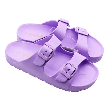 LA Collection Kids Buckle Sandals Lilac No 33