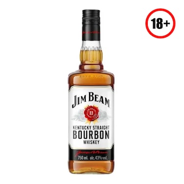 Jim Beam White Bourbon Whisky 1L