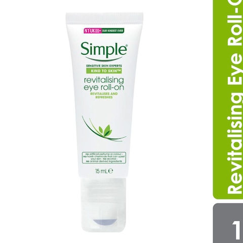 SIMPLE REVITALISIN EYE ROLL ON 15ML