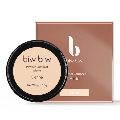 Biw Biw Powder Compact Matte Sienna 10G