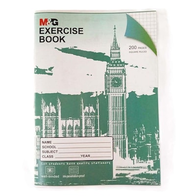 M&G Exercise Book A5 1/2 In Square 48Phx68F