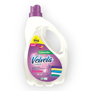Velveta Laundry Gel Lavender 3L