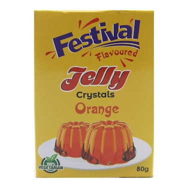 Festival Orange Crystal Jelly 80G