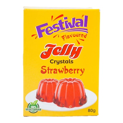 Festival Strawberry Crystal Jelly 80G