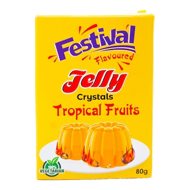Festival Tropical Crystal Jelly 80G