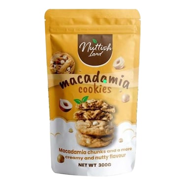 Nuttishland Macadamia Cookies 65G