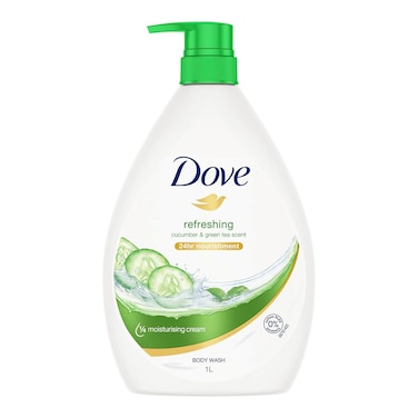 Dove Body Wash Refreshing Cucum 1L