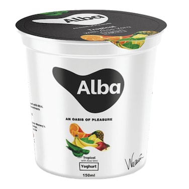 Alba Tropical Aloevera Yoghurt 150Ml