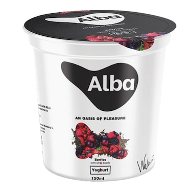 Alba Berries Chear Seed Yoghurt 150Ml