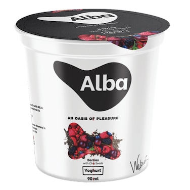 Alba Berrie and Chearseed Yoghurt 90Ml