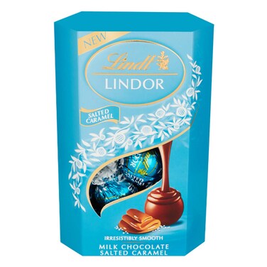 Lindt Lindor Cornet Salted Caramel 200G