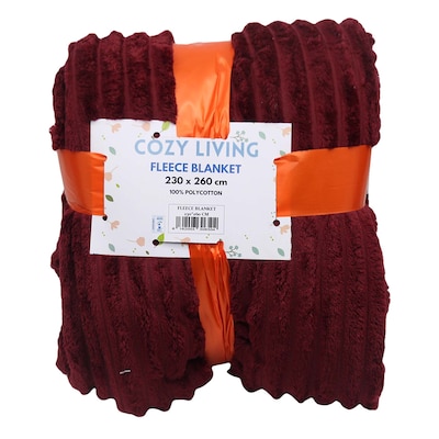 Cozy Living Fleece Blanket 230X260 Cm