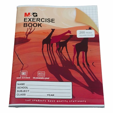 M&amp;G Exercise Book A5 Square 200Pages,2466F