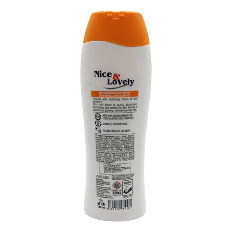 Nice &amp; Lovely Carrot Lotion 180Ml
