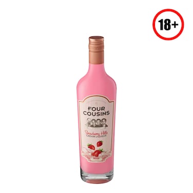 FOUR COUSINS STRAWBERRY CREAM 500ML