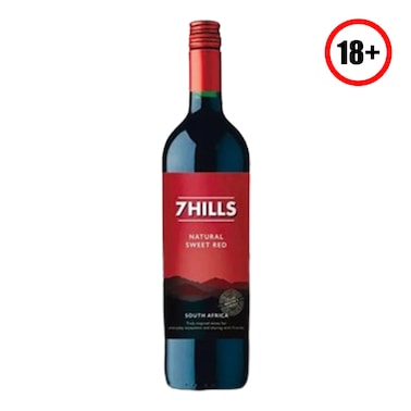 7 Hills Natural Sweet Red 750ml