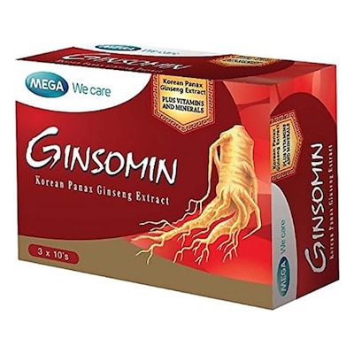 Mega Ginsomin Soft Gel Caps 10'S
