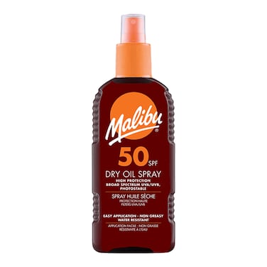 Malibu Spf50 Dry Oil Spray 200Ml