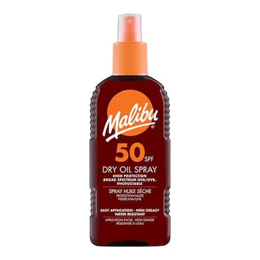 Malibu Spf50 Dry Oil Spray 200Ml