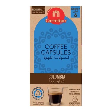Carrefour Coffee Capsule Columbia 10S