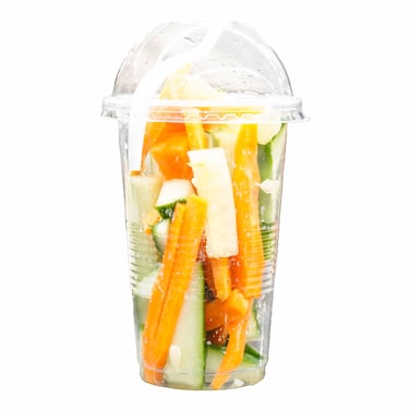 Carrot &amp; Cucumber Salad Cup