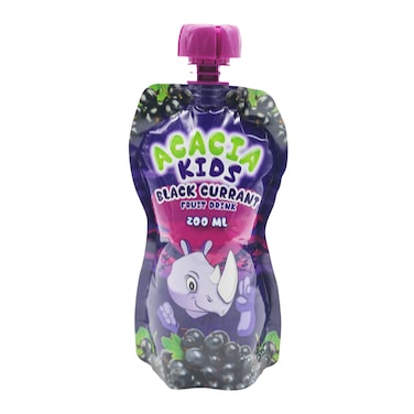 Acacia Kids Blackcurrant Pouch 200Ml