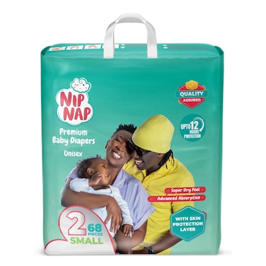 Nipnap Premium Baby Diapers Jumbo Mini 68pcs