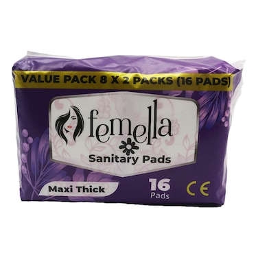 Femella Sanitary Pads Value Pack 16 Pieces