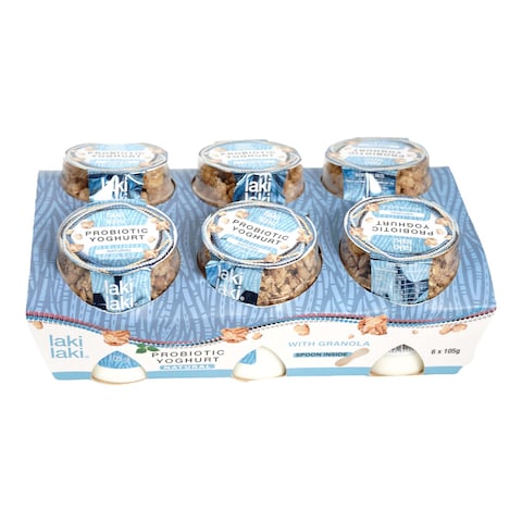 Laki Laki Probiotic Natural Yogurt with Granola 105Gx6